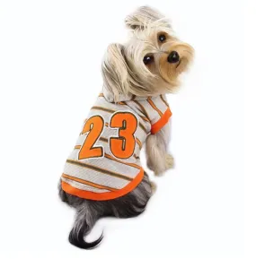 Sporty #23 Soft Cotton-Knit Hooded Jersey
