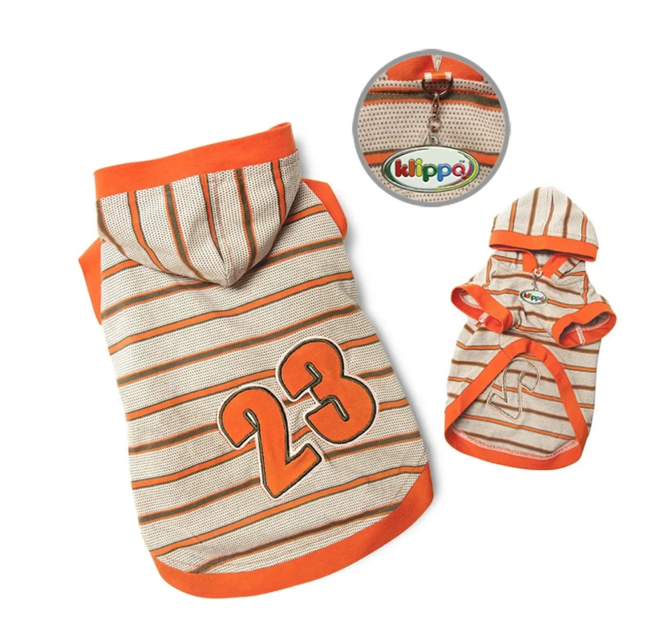 Sporty #23 Soft Cotton-Knit Hooded Jersey