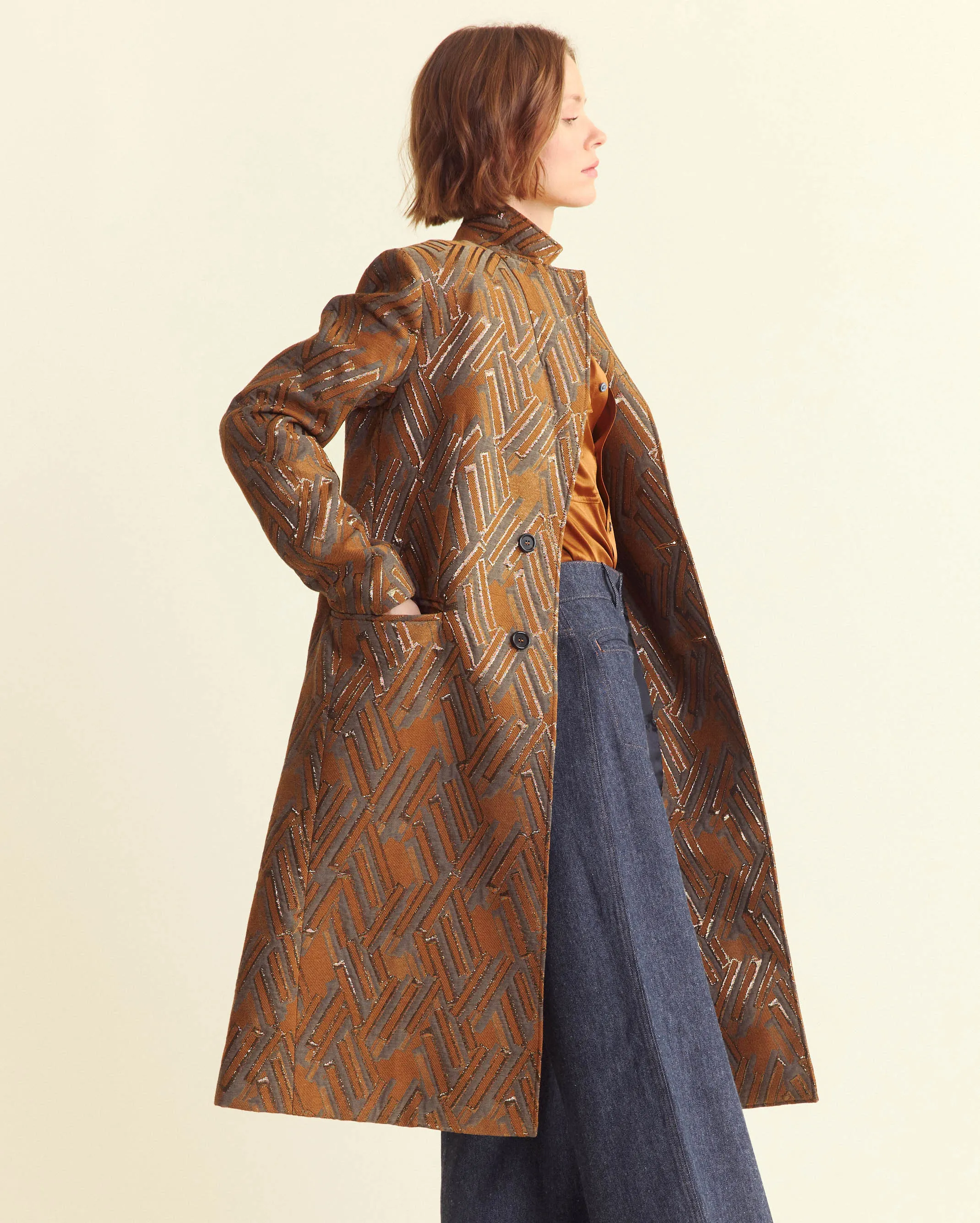 Tailored Jacquard Crombie