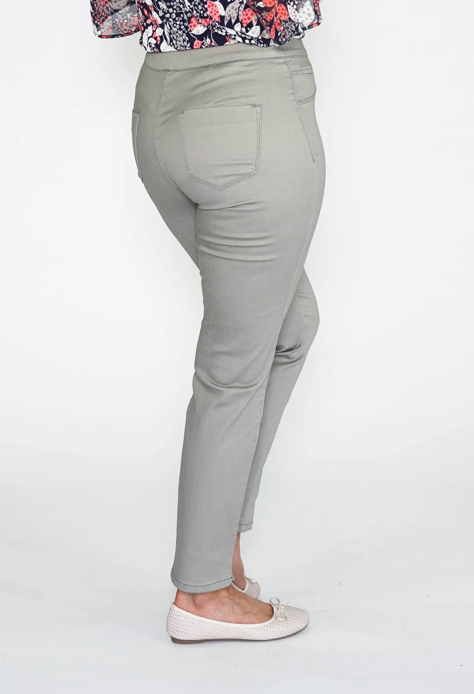 Twist Khaki Jegging