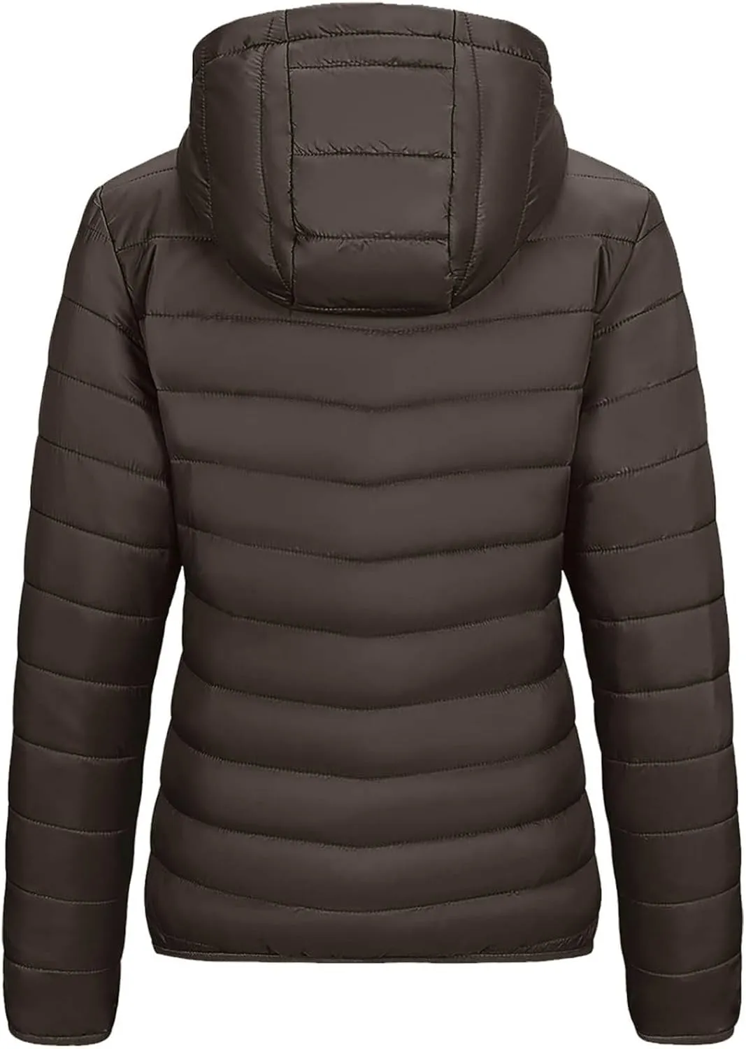 Uillui Womens Hooded Packable Puffer Jacket Light Weight Short Down Jacket for Hiking Travel Quilted Warm Short Winter Coats