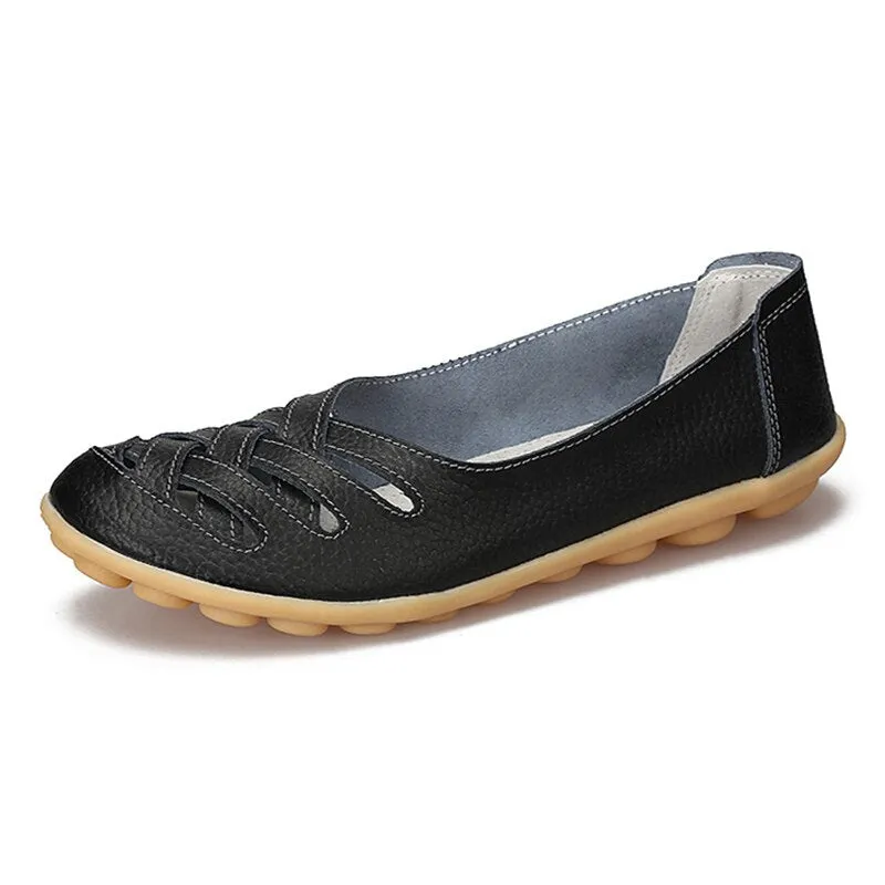 Vanccy Women's Comfort sofe pu Slip On Loafer