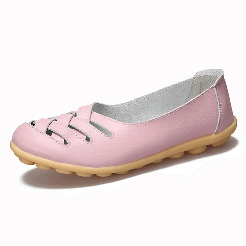 Vanccy Women's Comfort sofe pu Slip On Loafer