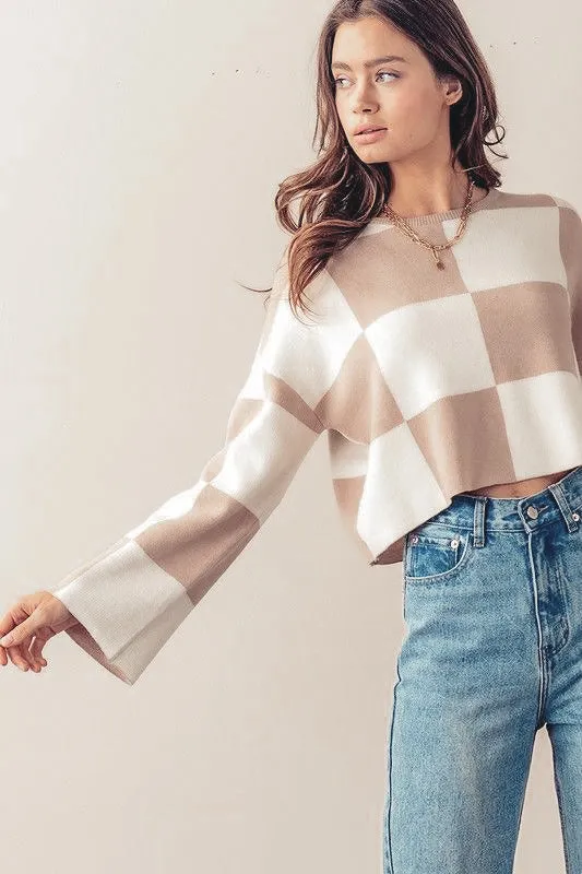 Vega Checkered Sweater