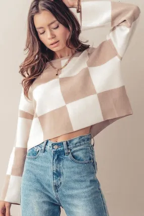 Vega Checkered Sweater