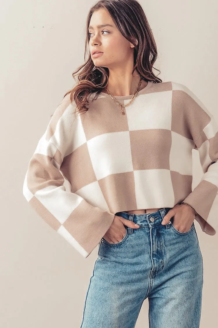 Vega Checkered Sweater