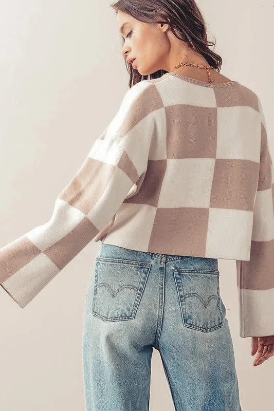 Vega Checkered Sweater