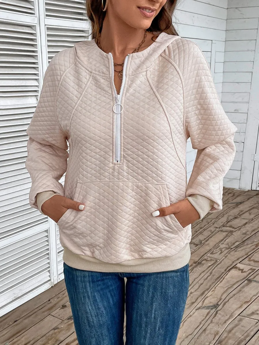 Warm Embrace Half Zip Hoodie