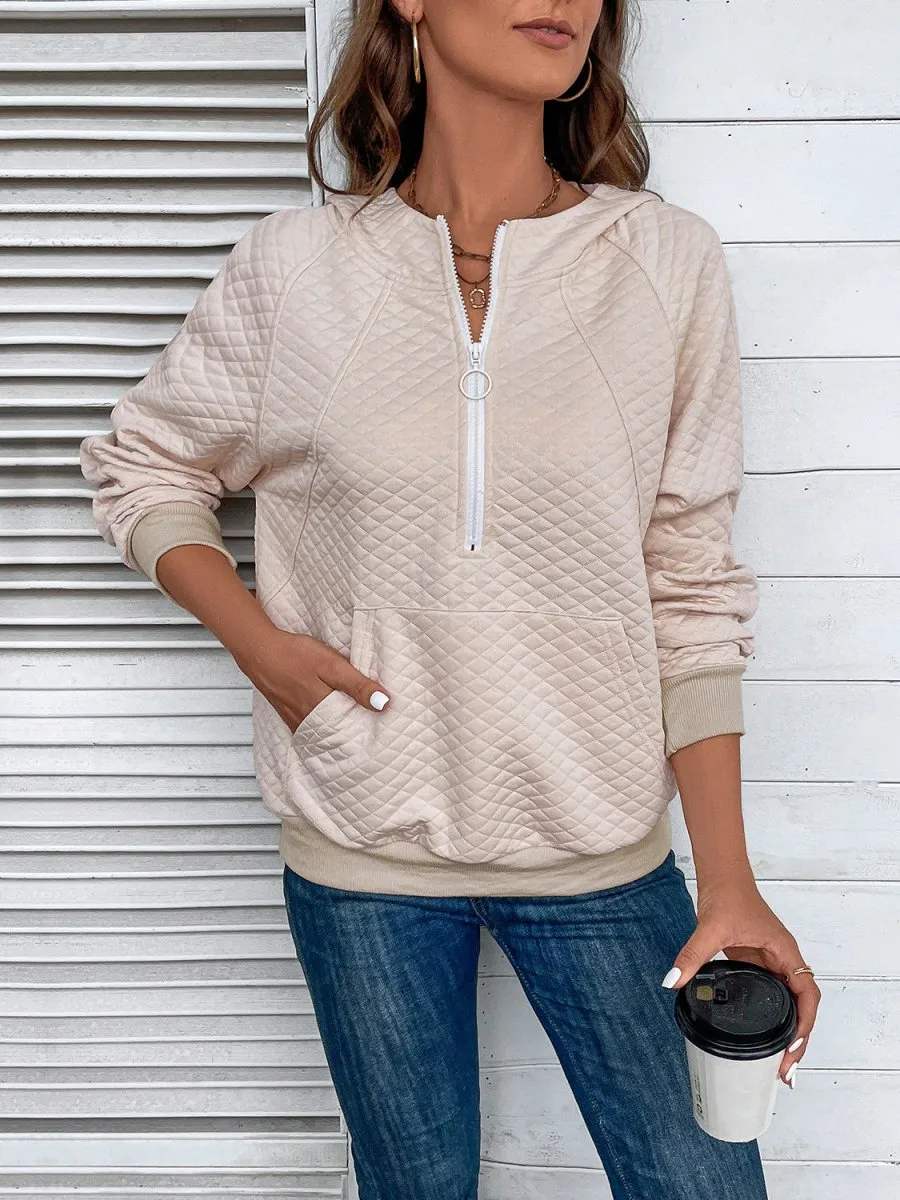 Warm Embrace Half Zip Hoodie