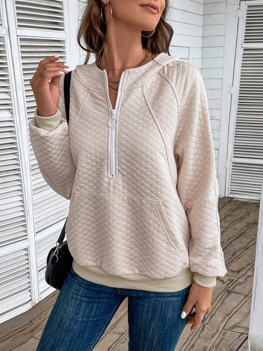 Warm Embrace Half Zip Hoodie