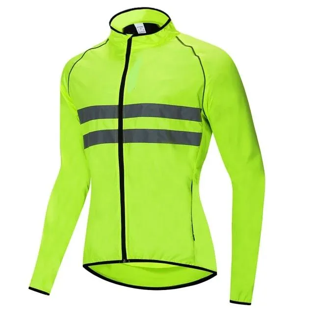 Windproof and Waterproof Hooded Jackets for Cycling, Jogging and for All Seasons