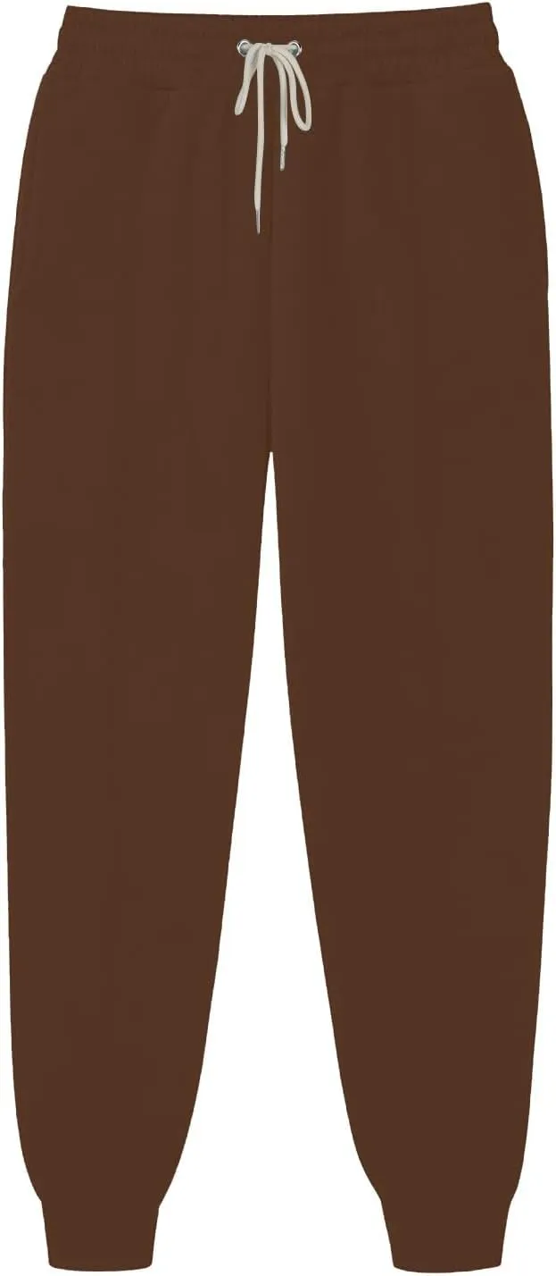 Womens Comfy Sweatpants High Waisted Athletic Joggers Fleece Lined Sweatpants Loose Casual Sports Sweatpants