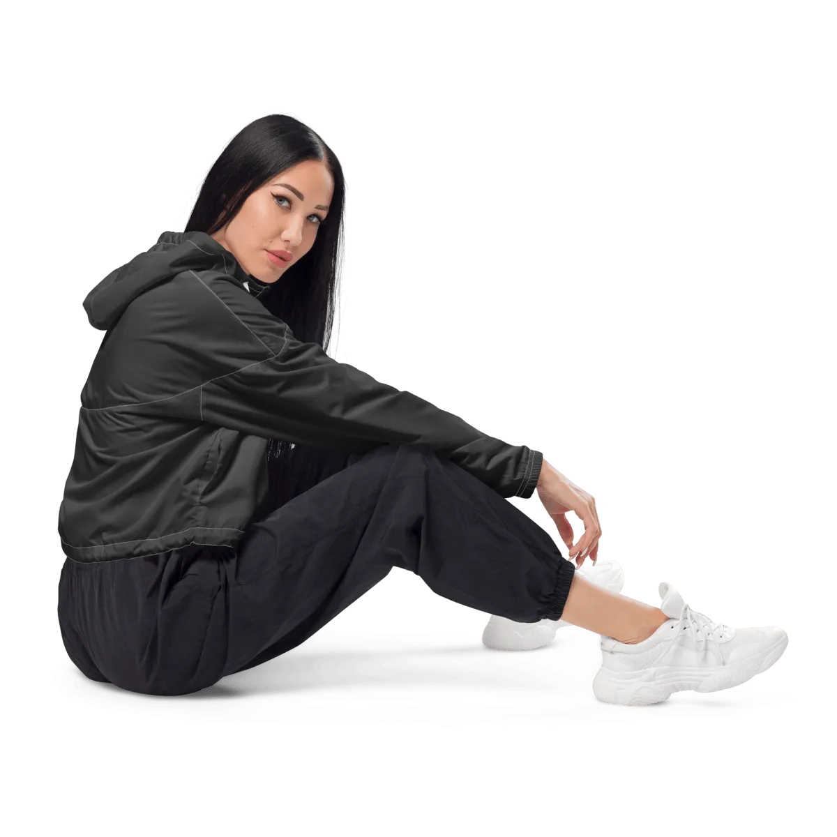 Women’s Cropped Windbreaker (Eclipse)