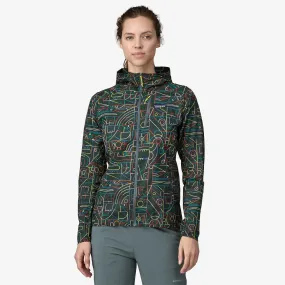 Women's Houdini Jacket - Lose Yourself Outline: Nouveau Green